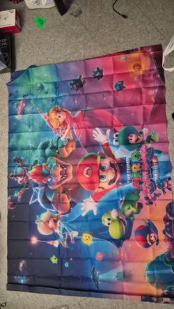 The Super Mario Bros. Movie Large Fabric Poster/ back drop
