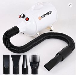 Dog Dryer with Adjustable Speed & Temperature Control- High Velocity Hair Dryer