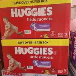 Huggies 5 $35 Each Box.
