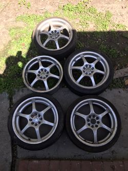 Race line Rims Size “17inch”Tires Are “205/40ZR17”