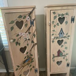 Hand Painted Cabinets 