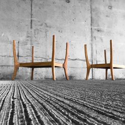 Teaser. Lovely MCM Solid Wood Coffee Tables Or Nightstands. Mid Reimagining With Goby Walnut Top