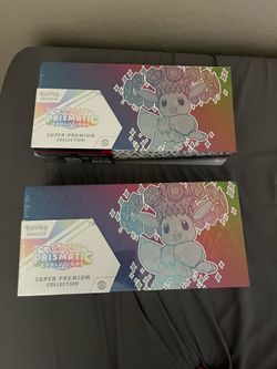 Prismatic evolutions super premium collection spc sealed Pokemon cards