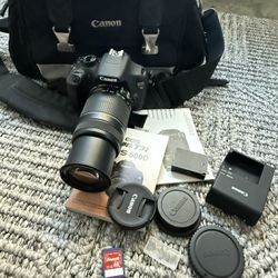 Canon EOS Rebel T5 DSLR Camera with  55-250 mm  Lens