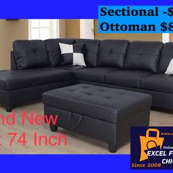 DELIVERY FREE- Brand New Sectional Sofa Couch 