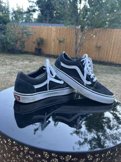 Black Vans Size 5.5