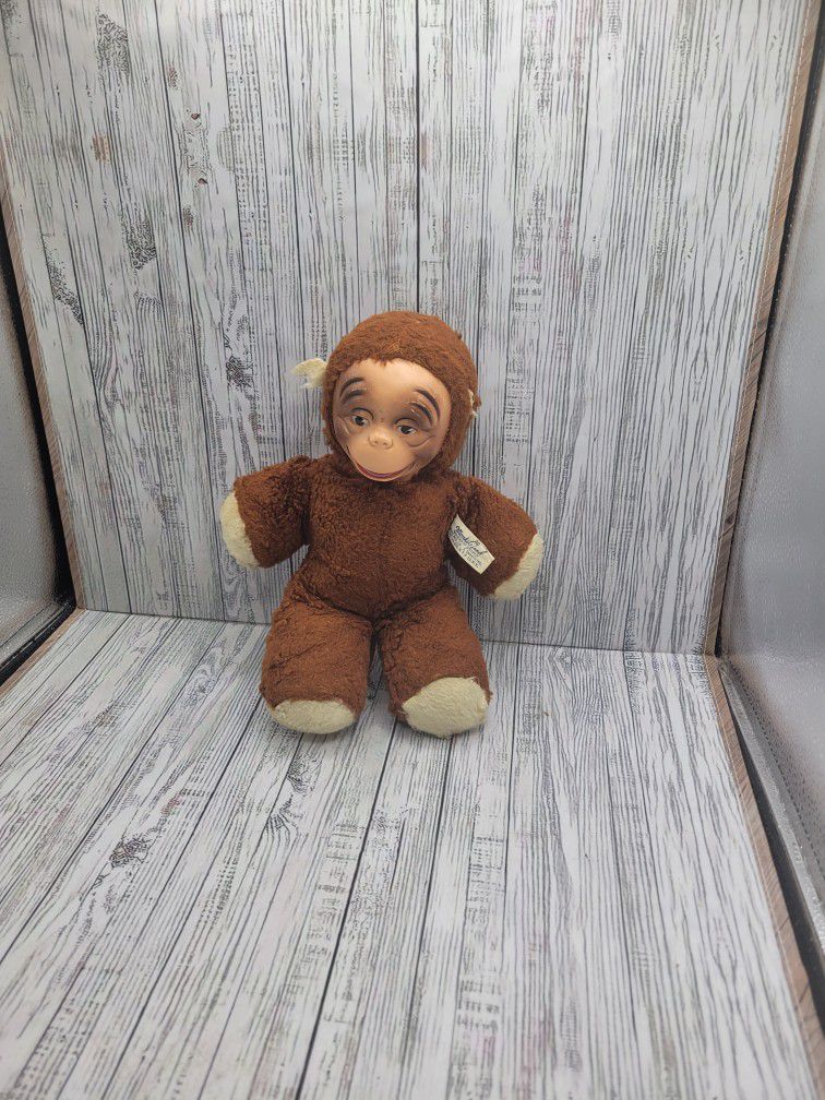 Vintage MonkiGund Stuffed Plush Monkey