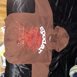 Sp5der Spider Hoodie Brown/Pink