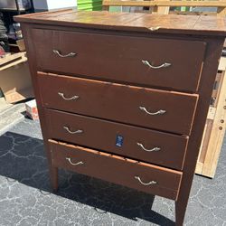     Upcycled Farmhouse Chest of Drawers | Salvaged Whole Wheat Wood Top