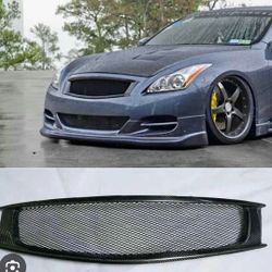 New Carbon Front Grill Grille For Infiniti G G37 Nissan Skyline 08-2013 Coupe 2 Door