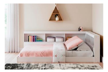 Piperton Full Bookcase Storage Bed