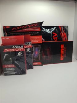 Bundle Orthopedic Running Work Gel Insoles Ankle Elbow Support Wrap Ankle Pack