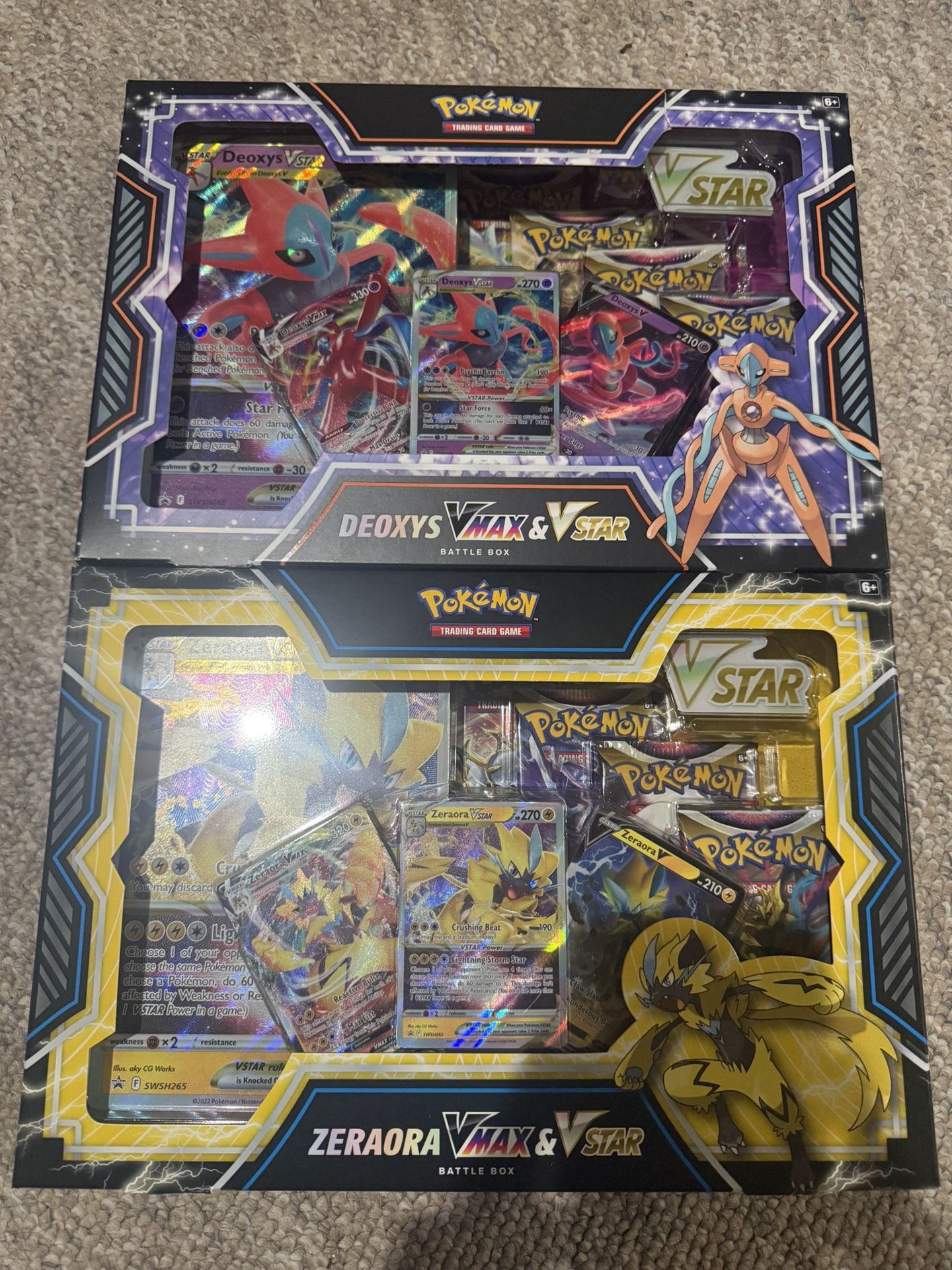 Pokémon Deoxys/Zeraora VMAX & VSTAR Battle Box NEW Sealed SELL/TRADE