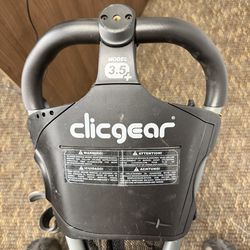 Clicgear 3.5+ Golf push cart Black 3 wheel