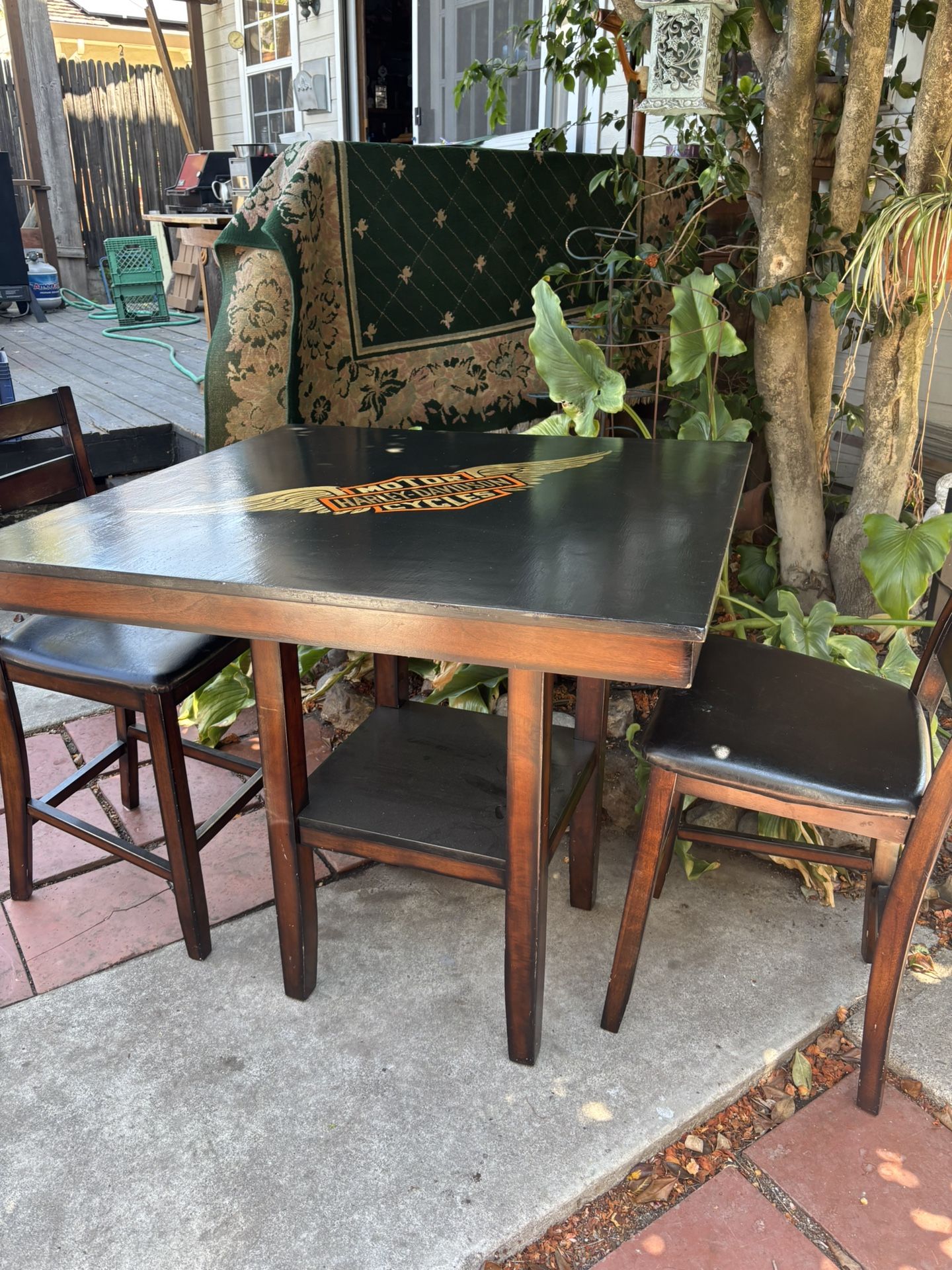 Harley Logo Bar Table