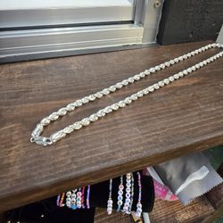 SILVER ROPE CHAIN "26  (925 SILVER) 