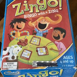 Zingo Bingo With A Zing Great For Kids Learning 