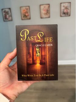 Past Life Oracle Cards Deck + Guidebook (44 Cards) – Like New