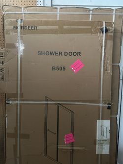 MORDEER B505 60x72 Silver Shower Door – NEW