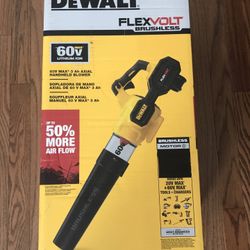 Dewalt Flex Volt Leaf Blower Tool Olny Brand New $130 Firm Cash Olny 
