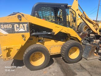 17 cat 246d hi flow ac cab