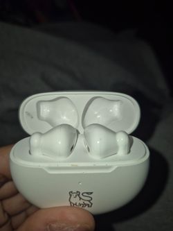 White headphones