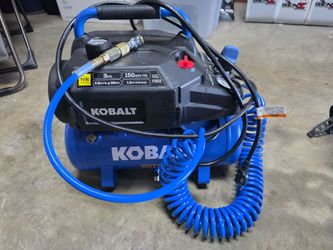 Kobalt 3 gallon air compressor like new