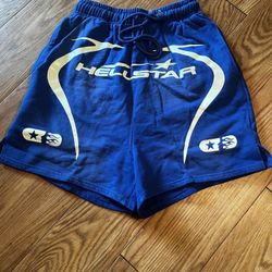 Blue Hellstar Shorts Medium
