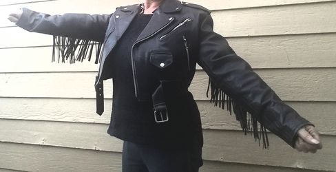 Vintage MOTORCYCLE BOMBER JACKET HEAVY ECHT LEER XL MADE IN GERMANY