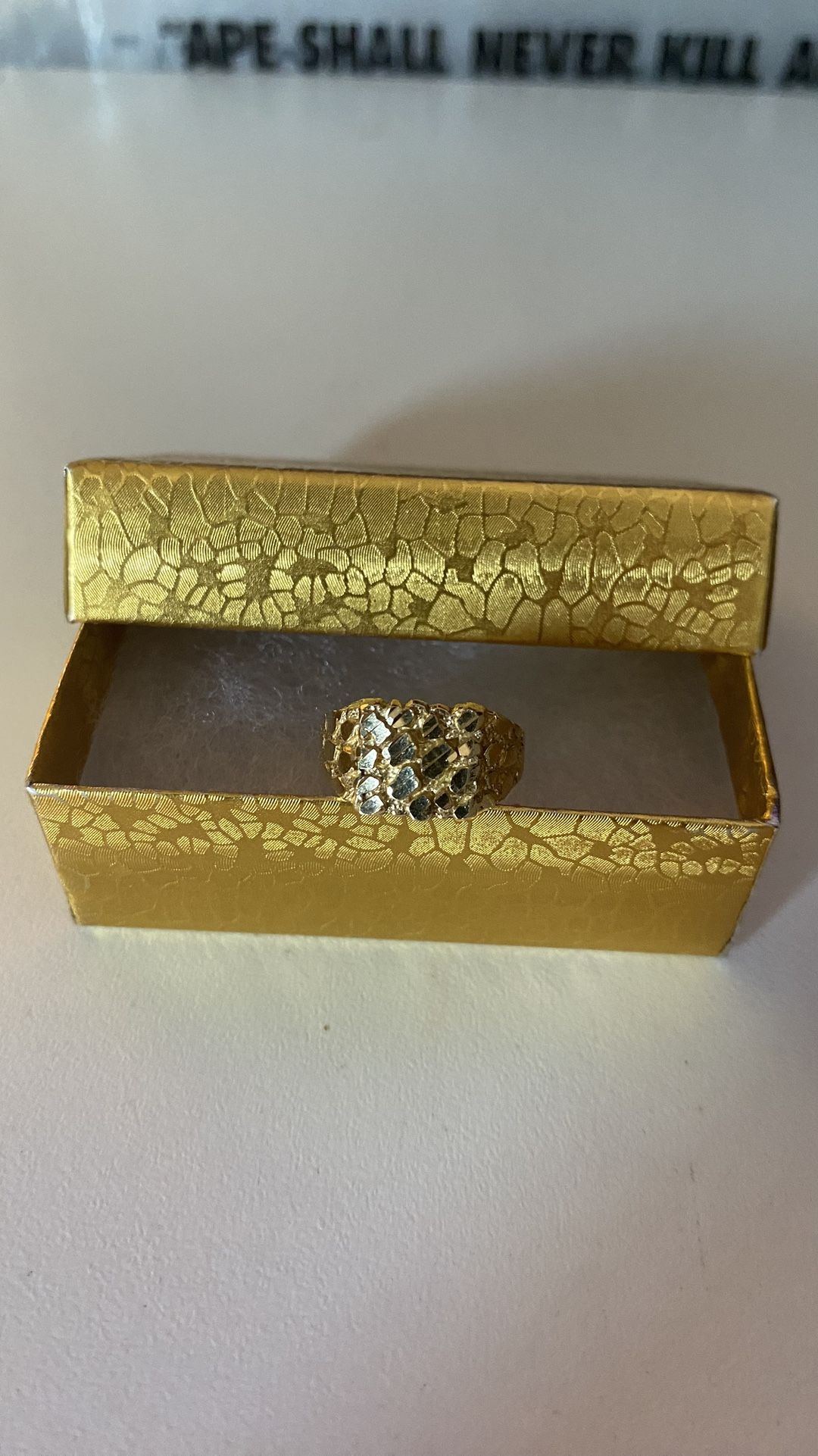 10k nugget ring