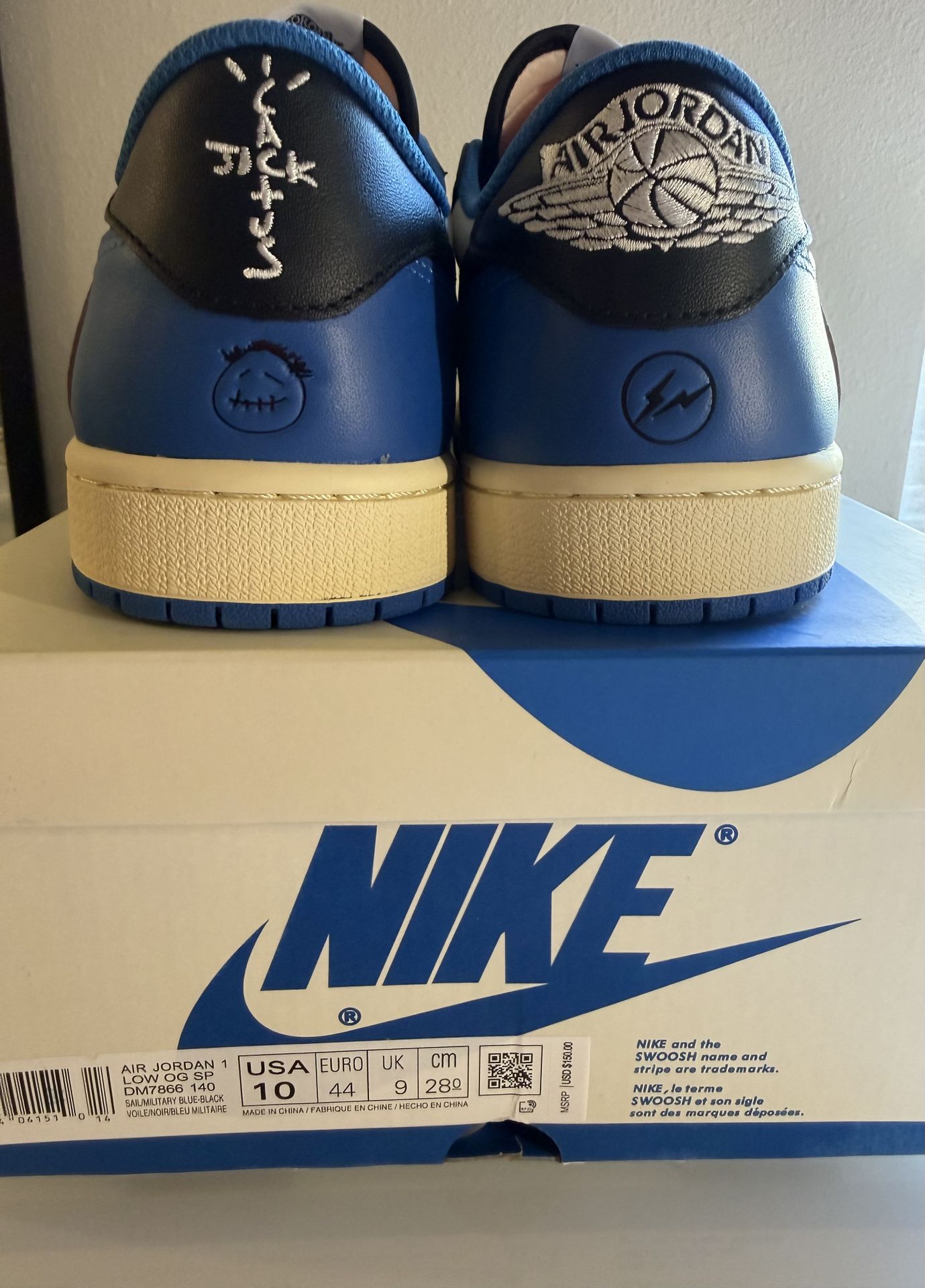 Travis Scott Jordan Fragment - Size 10 & 10.5