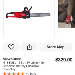 M18 16 Inch Brushless Chainsaw Milwaukee Tool Only