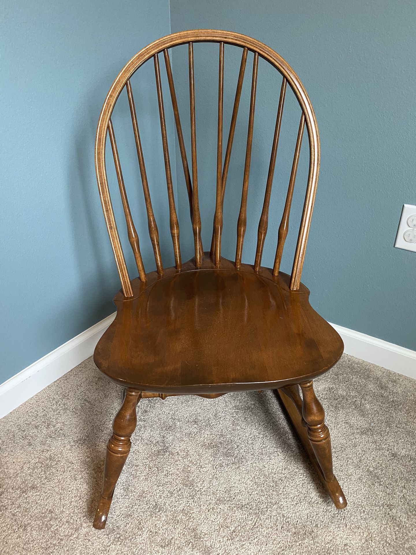 Vintage Nichols And Stone Child’s Rocking Chair