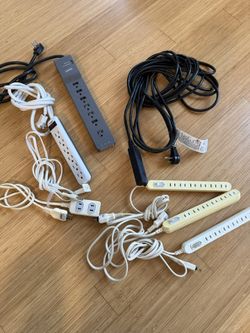 Power Strips & Extension Cords Bundle – Tested & Working