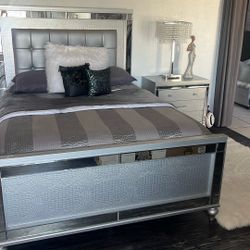 Head Board And Night Stand 