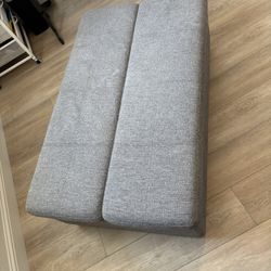 Gray Ottoman See Photo With Dimension  