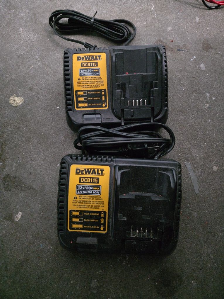 NEW Dewalt DCB115 Battery Chargers