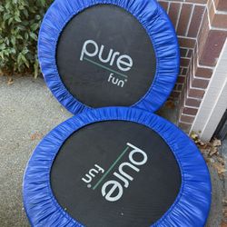 KIDS TRAMPOLINES BARELY USED