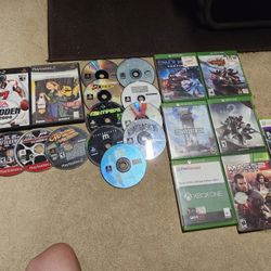 XBOX, PLAYSTATION GAMES 