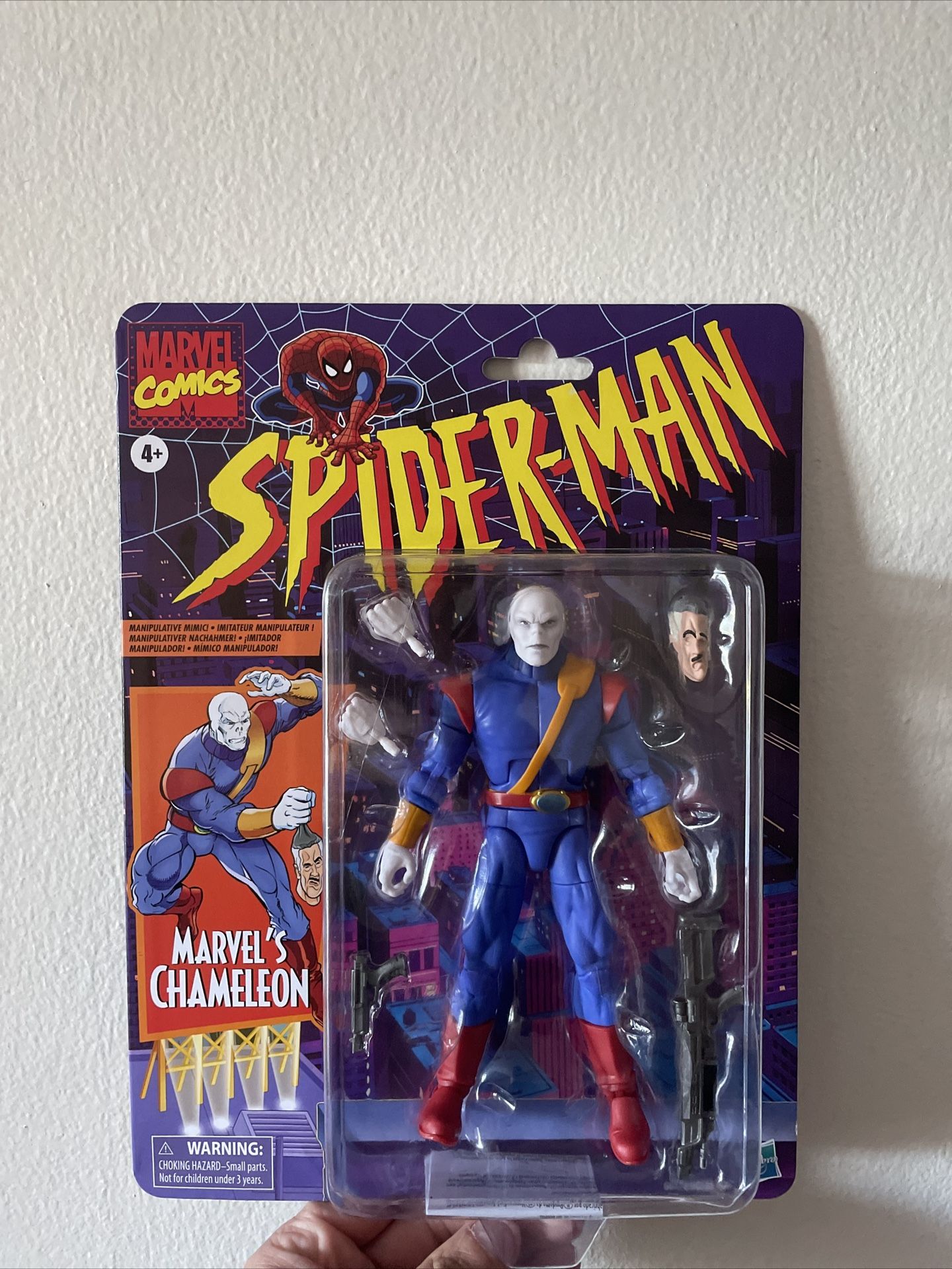 ✅ Hasbro Marvel Legends Spider-Man Retro Cardback Chameleon - 2025 Target Exclus