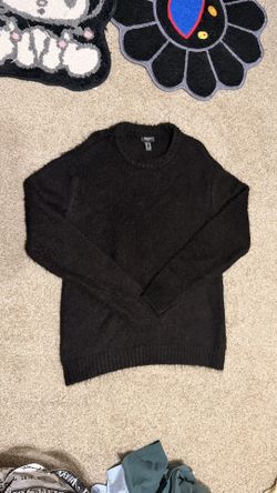 Black Knitted Vest sz XL