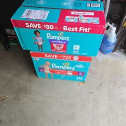 Pampers Cruisers Size 4 And Size 6