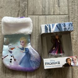 Frozen 2 Ornament And Mini Stocking 