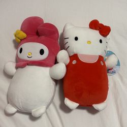 Hello Kitty and My Melody Hug Mees Squishmallow