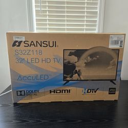 Sansui 32” LED HD TV –  (Brand New in Box)
