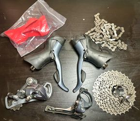 Shimano Claris ST-2400 2x8speed Groupset FD RD STI Chain Cassette
