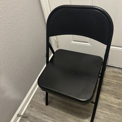 Black Folding Chair