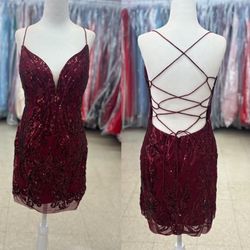 New With Tags Alyce Paris Sequin Short Formal Dress & Homecoming Dress $99