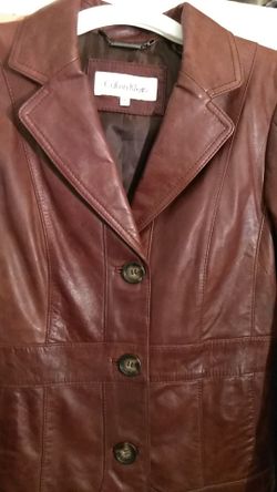 Calvin Klein leather jacket