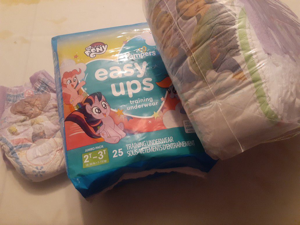 Diapers Both Packs for $20